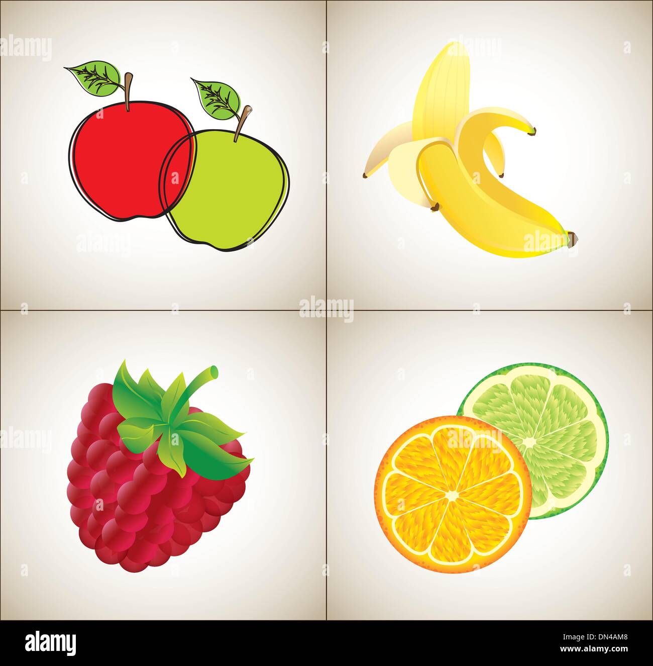 Fruits image Stock Vector Images - Alamy
