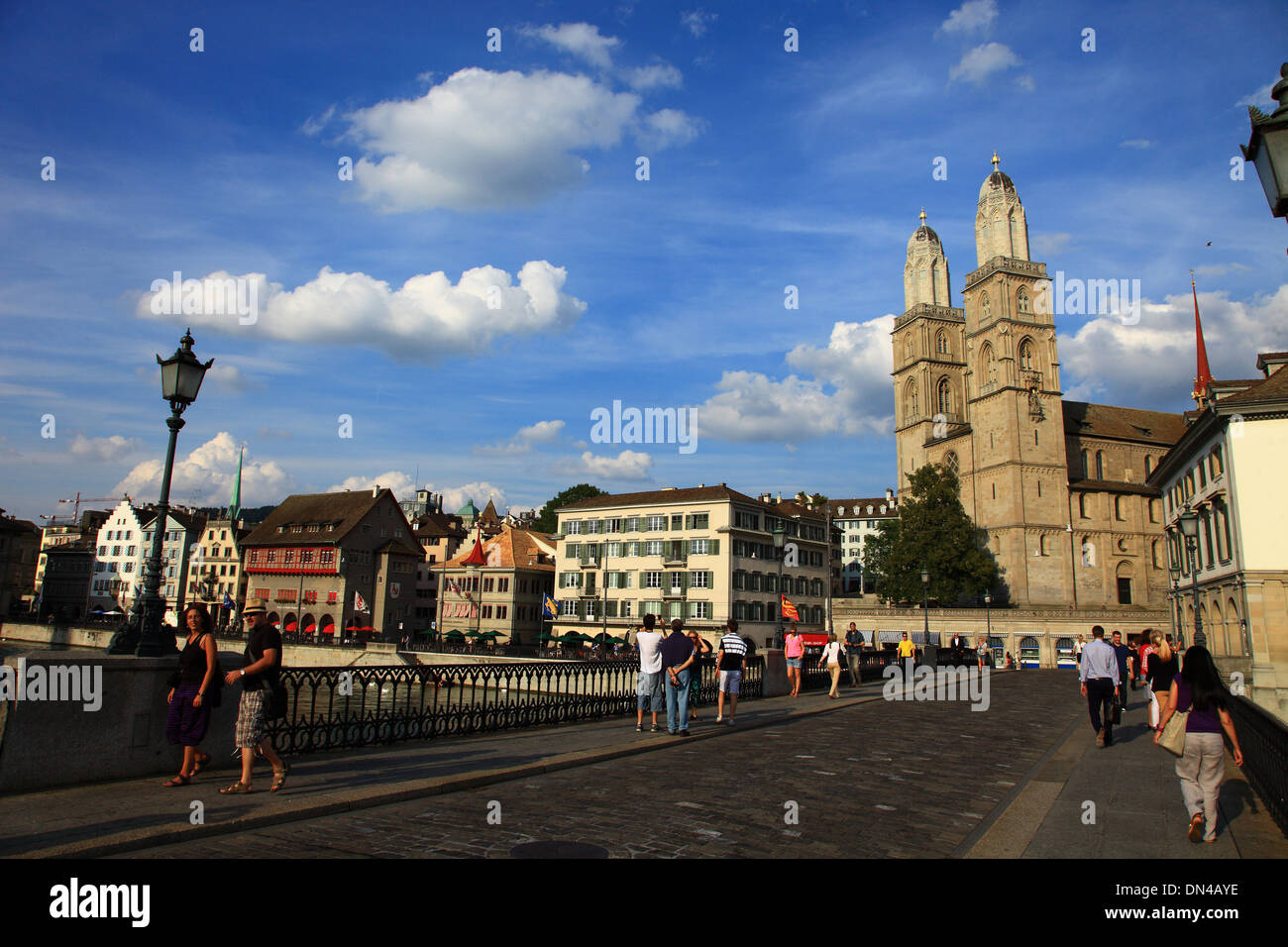 Switzerland, Zurich, Cathedral Stock Photo