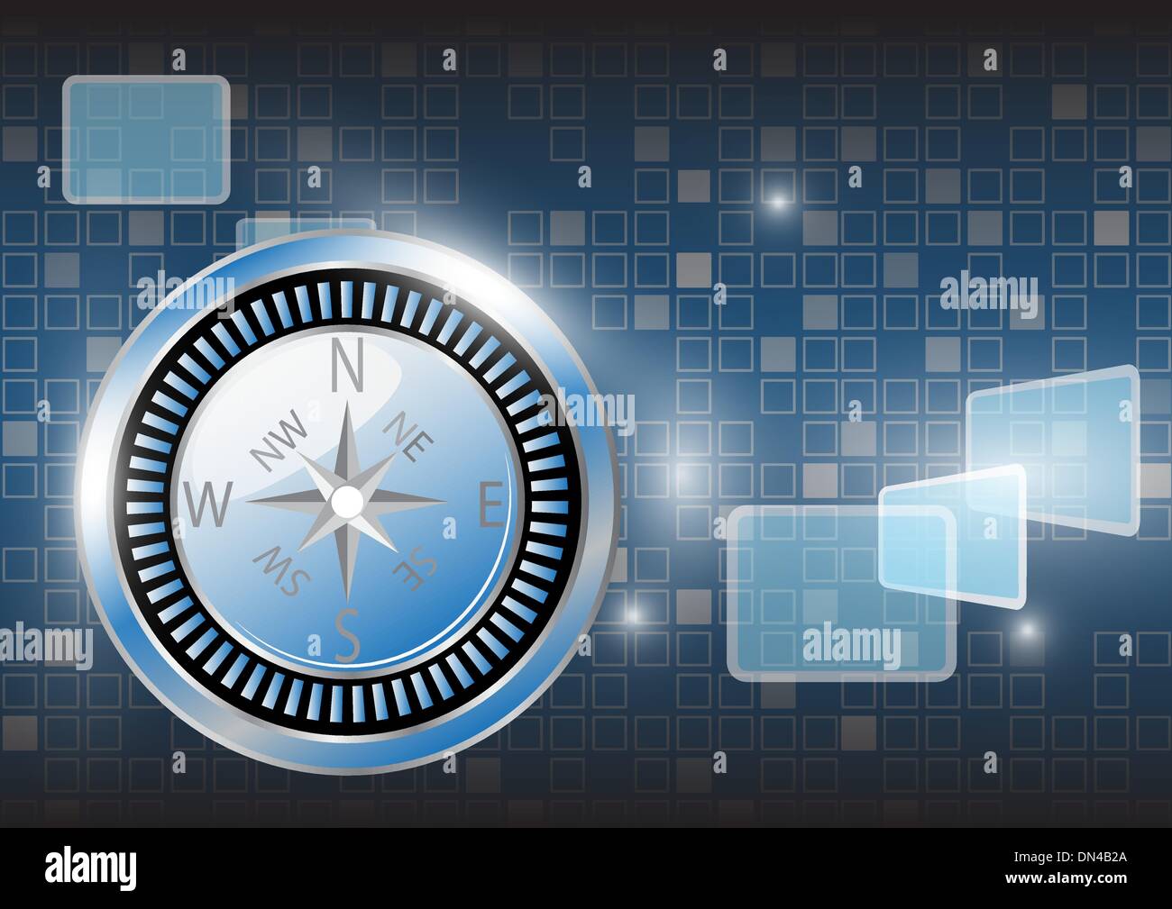 Abstract compass and technology vector background eps.10 Stock Vector ...