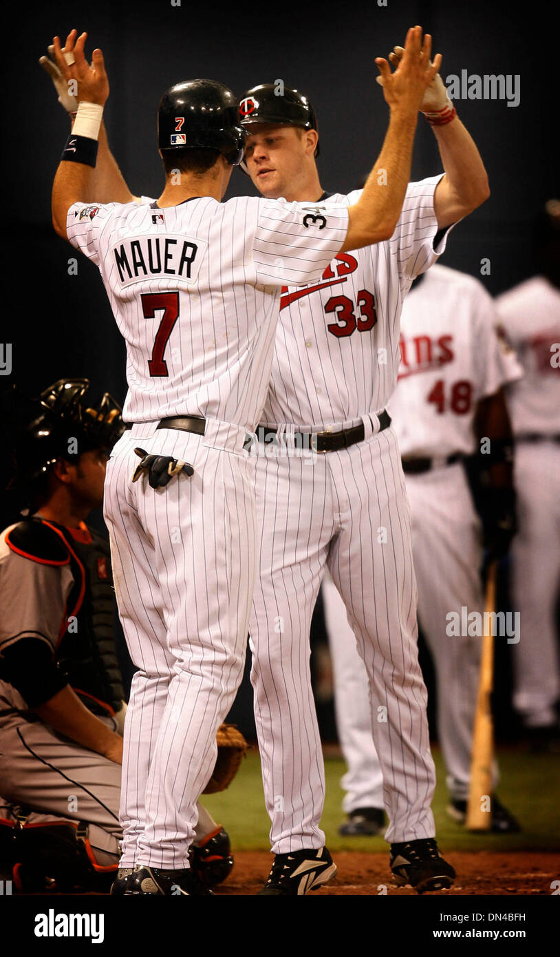 Justin morneau twins hi-res stock photography and images - Alamy