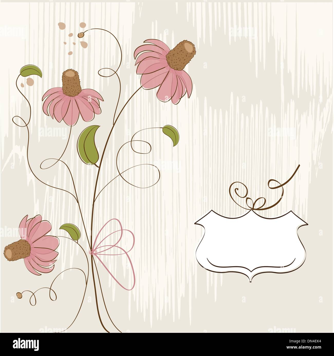 romantic flowers background Stock Vector Image & Art - Alamy