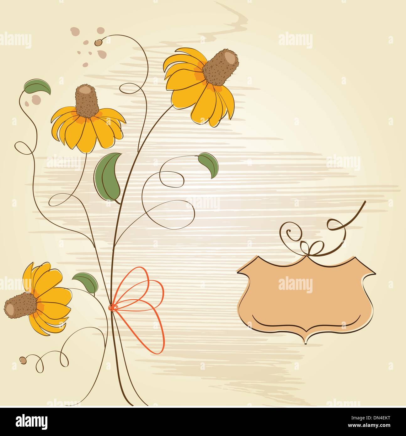 romantic flowers background Stock Vector Image & Art - Alamy