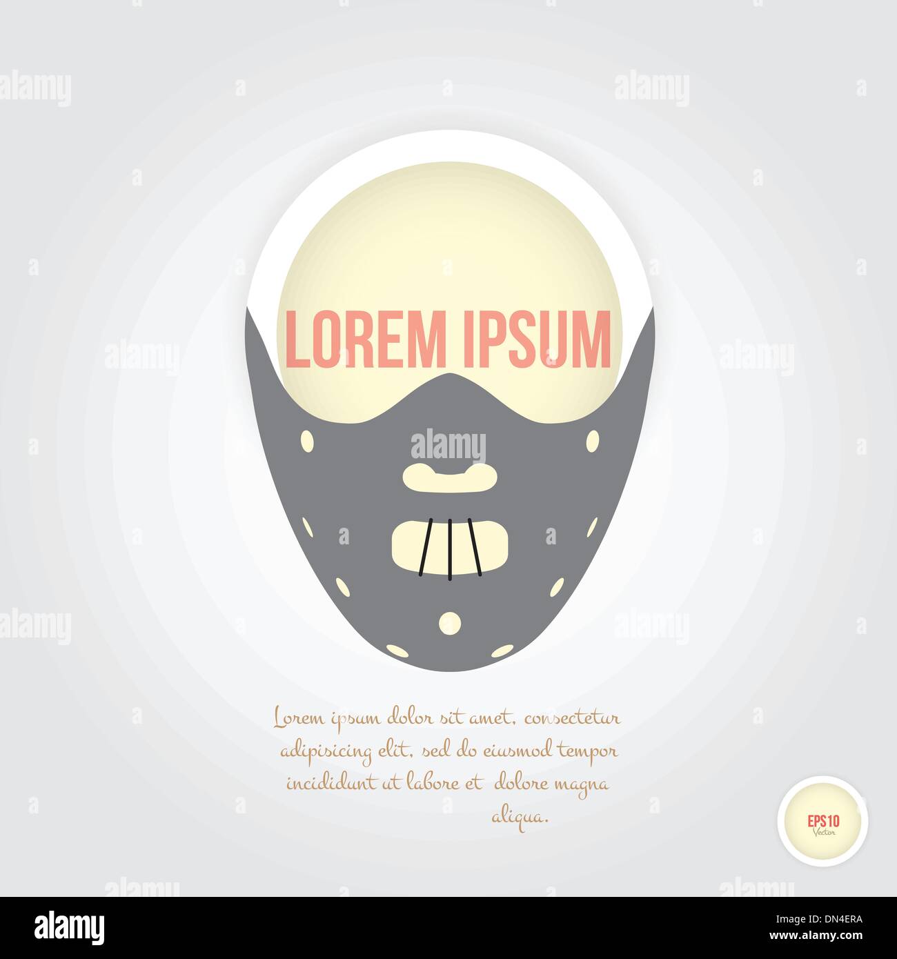 Scary mask illustration hi-res stock photography and images - Alamy