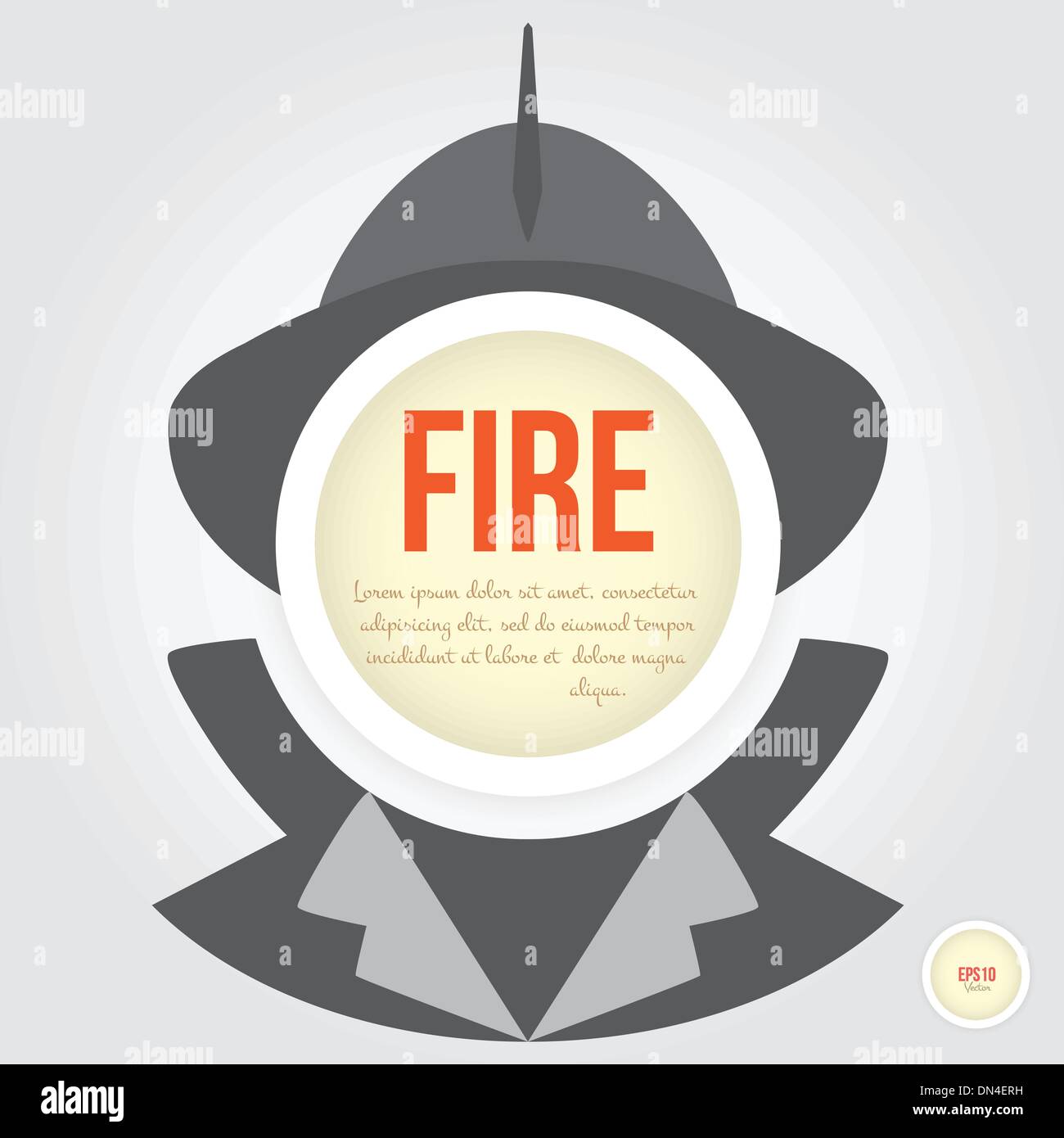 Firefighter Stock Vector