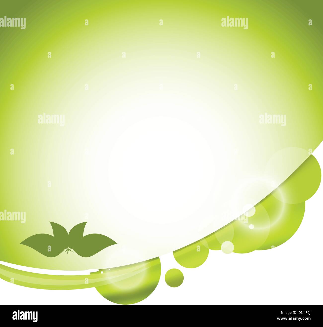 Ecology background with green leaves Stock Vector Image & Art - Alamy