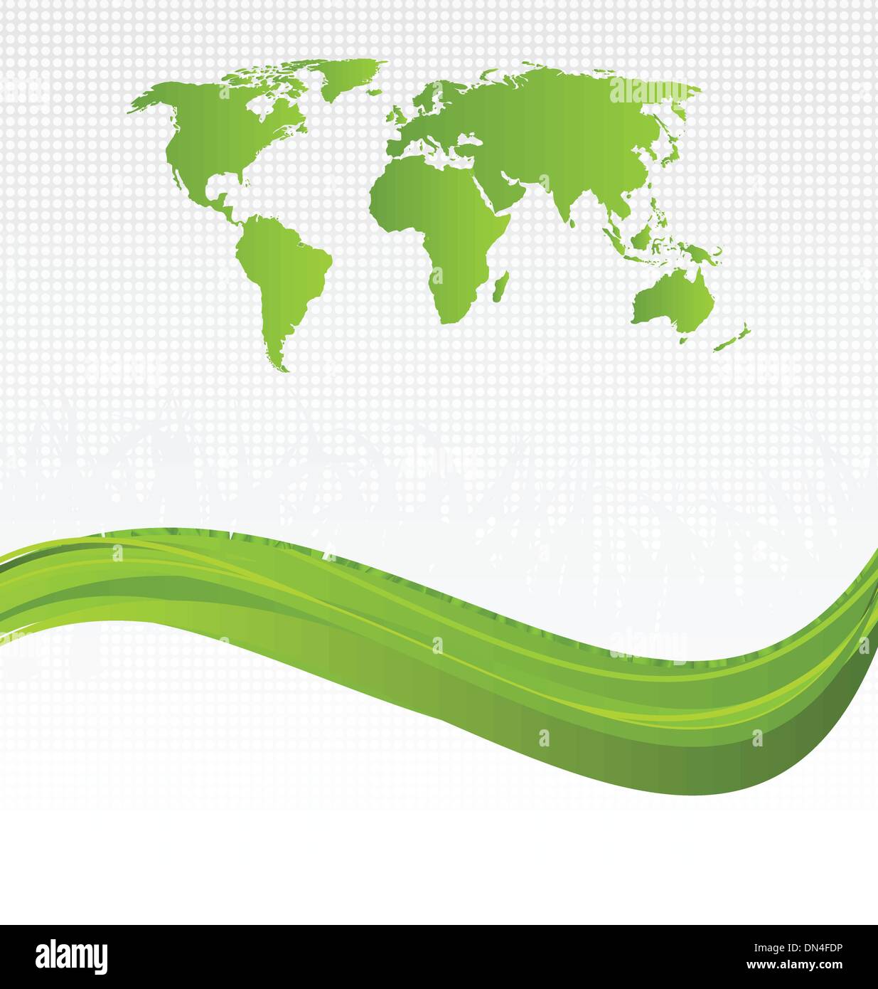 Nature background with map earth and grass Stock Vector Image & Art - Alamy