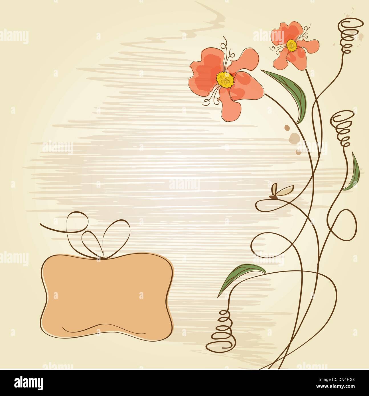 romantic flowers background Stock Vector Image & Art - Alamy