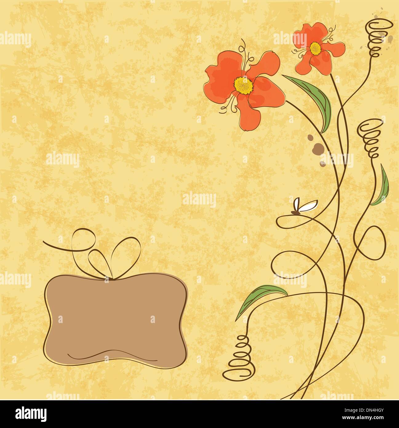 romantic flowers background Stock Vector Image & Art - Alamy