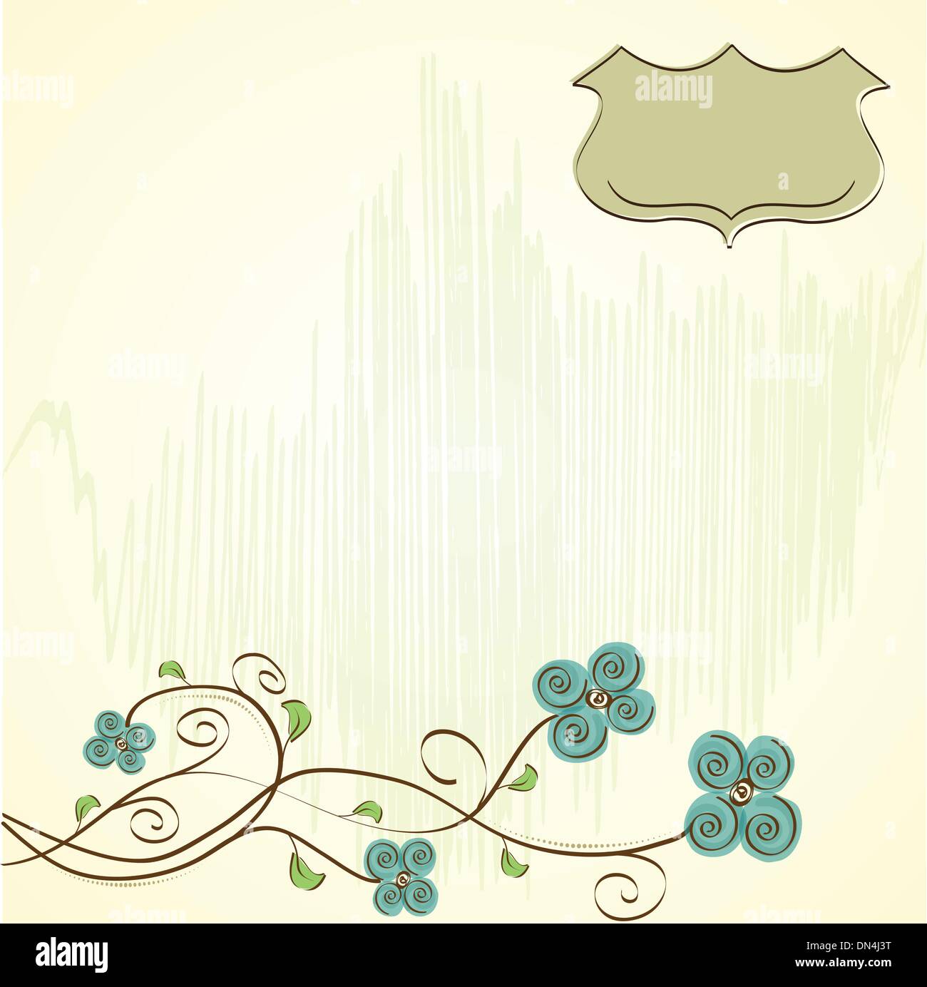 romantic flowers background Stock Vector Image & Art - Alamy