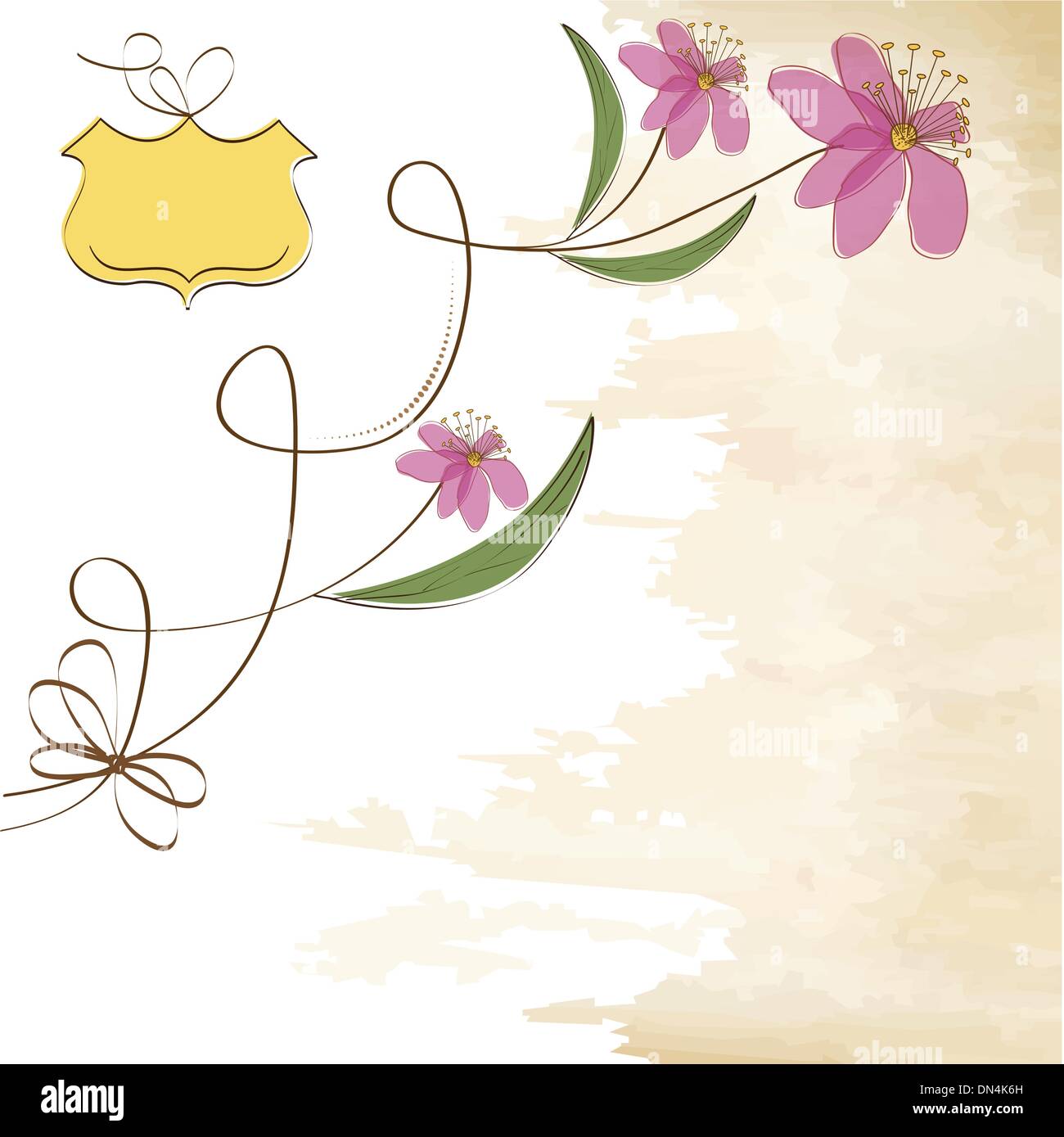seamless pattern background with flowers Stock Vector Image & Art - Alamy