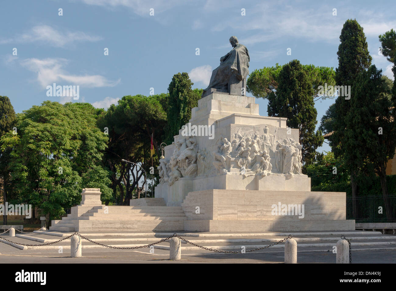 The monument to Guiseppe Mazzini, Rome, Italy. Stock Photo