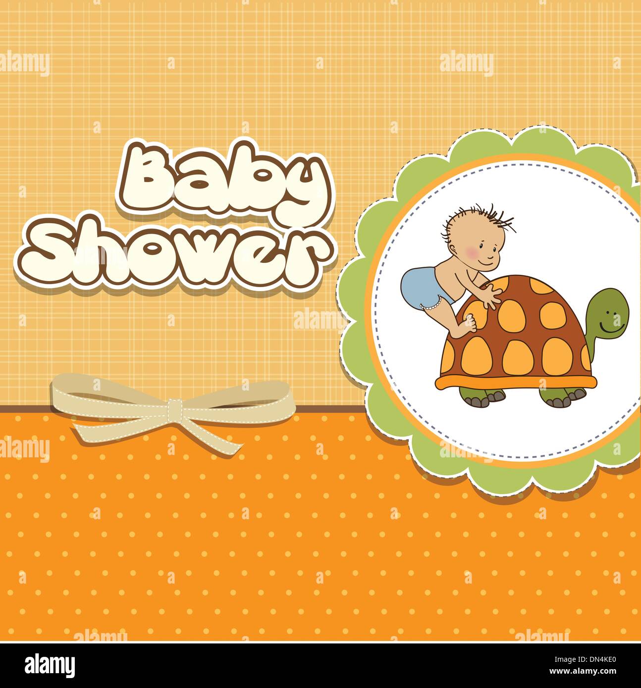 funny baby boy announcement card Stock Vector Image & Art Alamy
