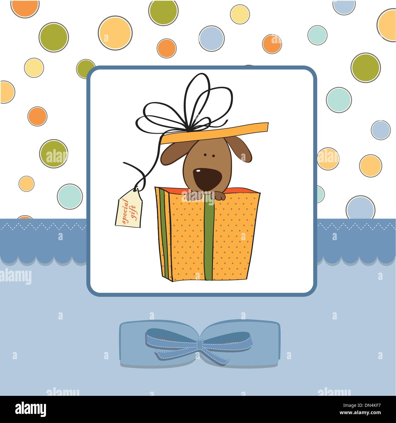 funny birthday card with dog Stock Vector Image & Art - Alamy