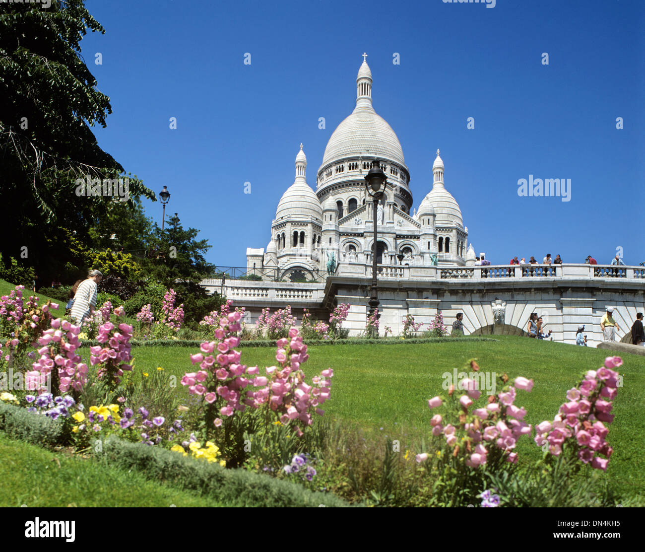 The Basilica of the Sacred Heart of Paris (Sacre Coeur Basilica), Paris