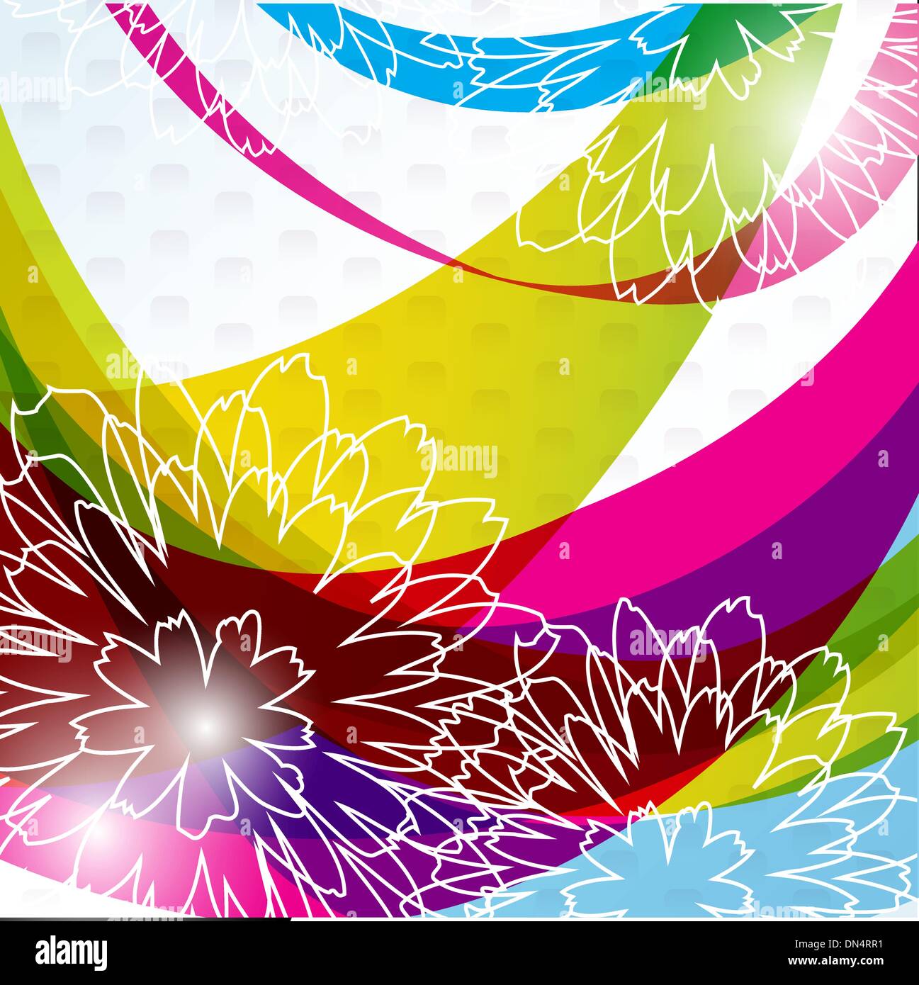 Floral vector background Stock Vector Image & Art - Alamy