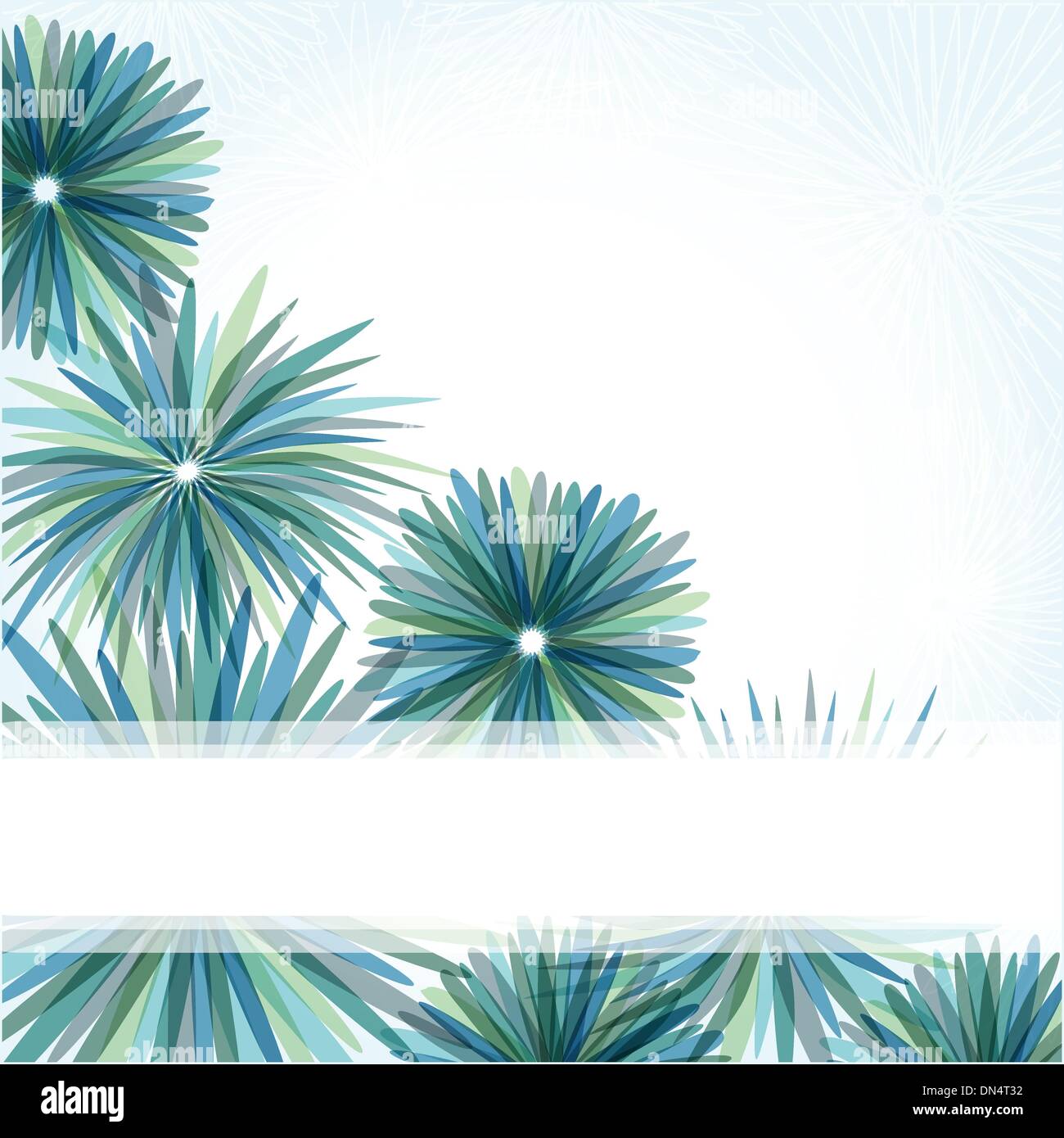 Vintage vector frame on floral background Stock Vector Image & Art - Alamy