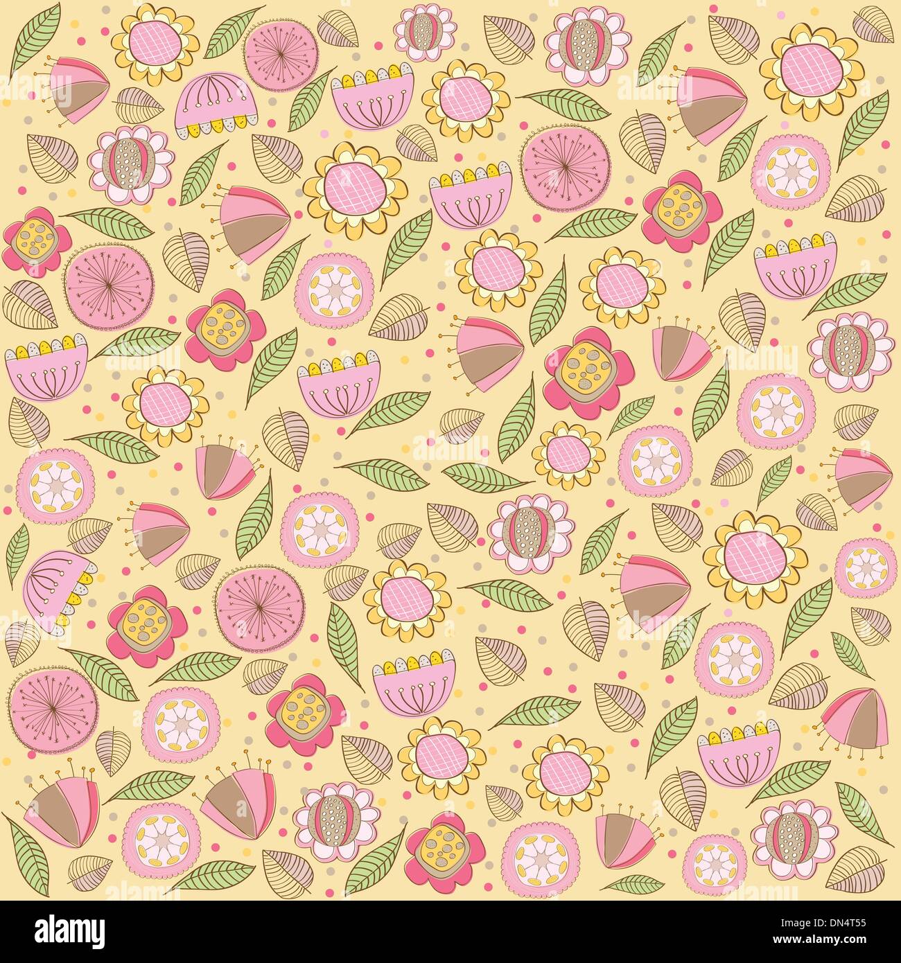 seamless pattern background with flowers Stock Vector Image & Art - Alamy