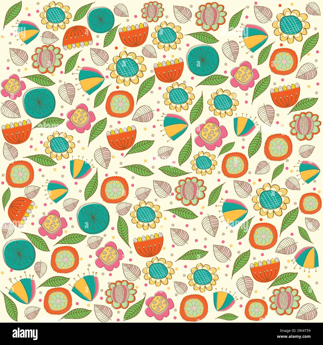 seamless pattern background with flowers Stock Vector Image & Art - Alamy