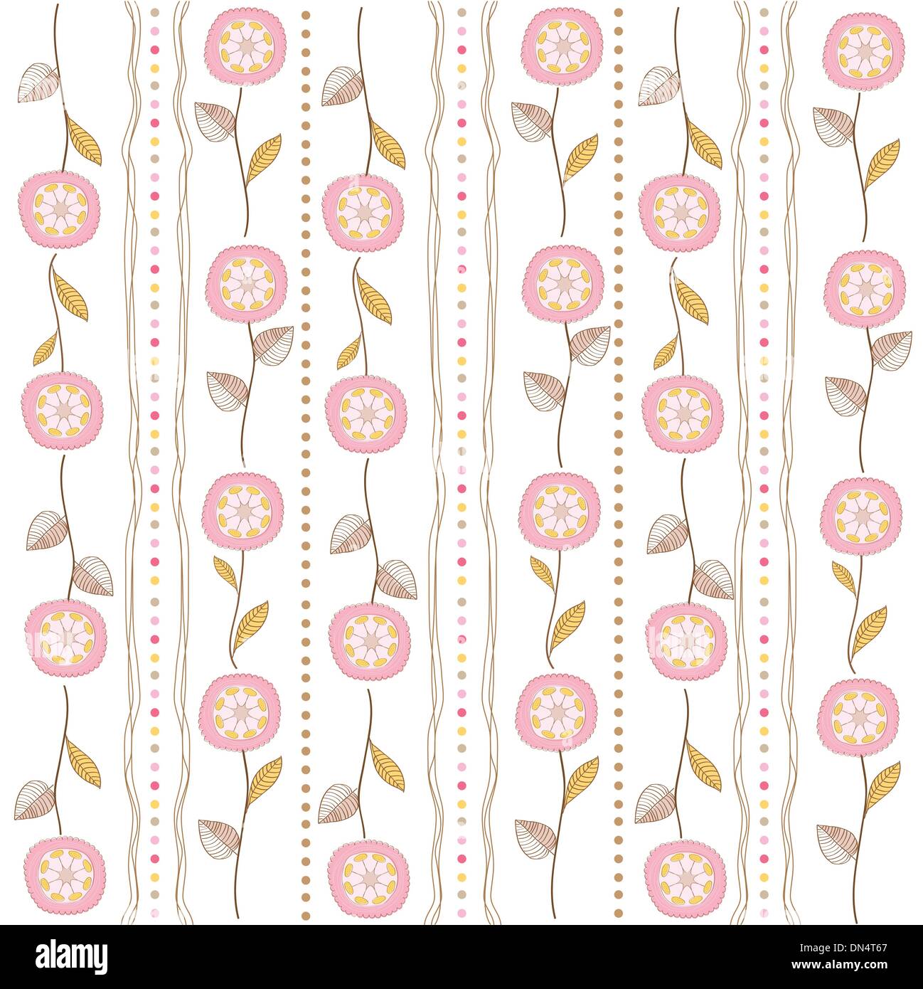 seamless pattern background with flowers Stock Vector Image & Art - Alamy