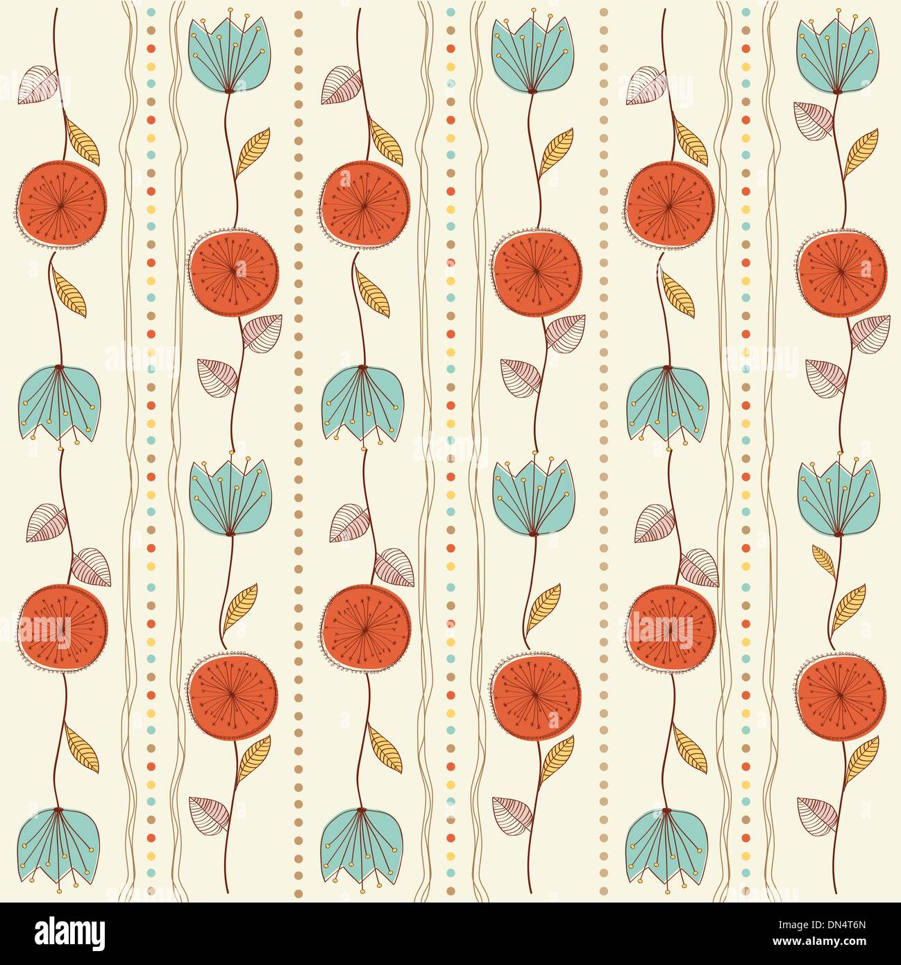 seamless pattern background with flowers Stock Vector Image & Art - Alamy