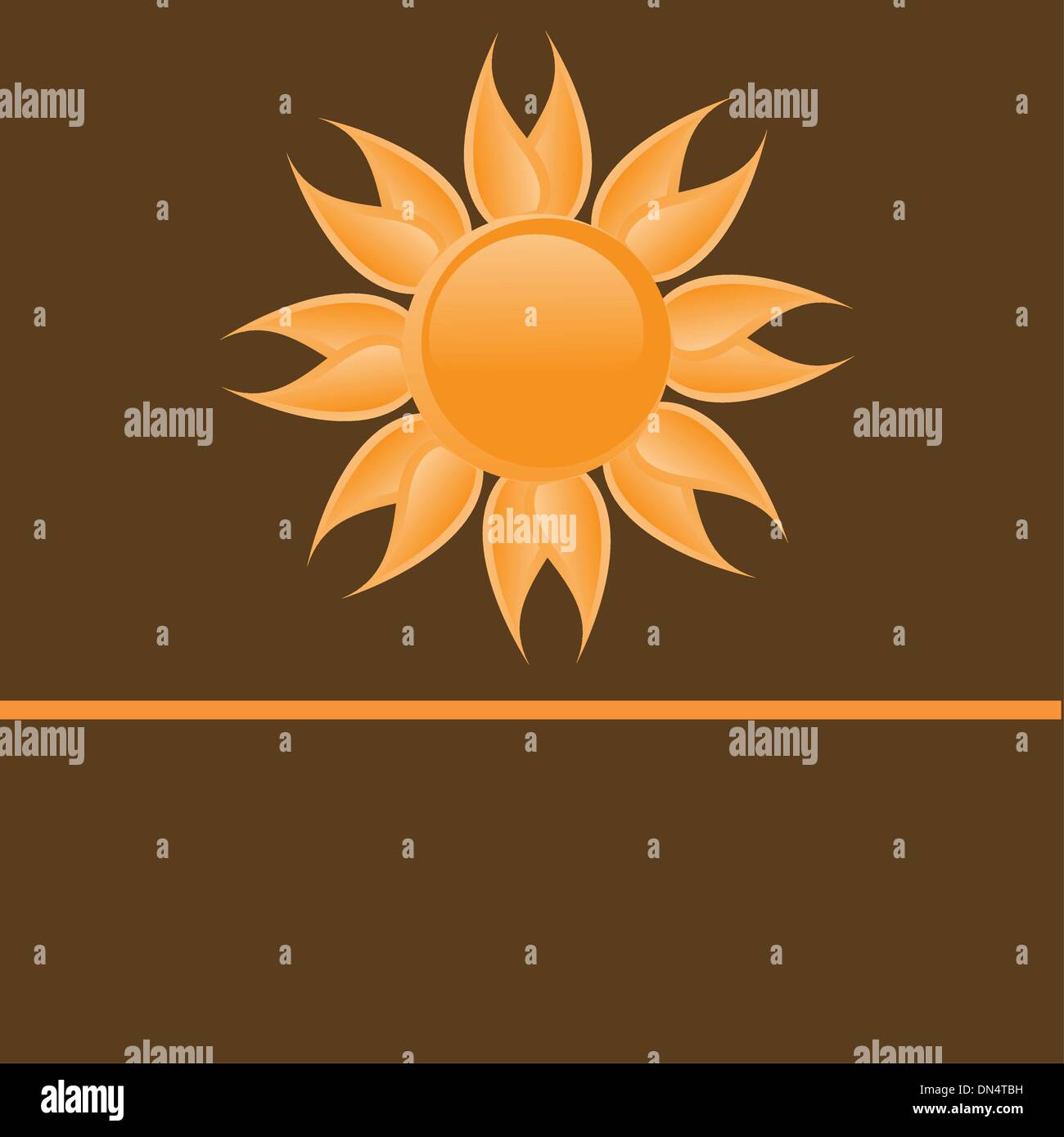Sun over white - vector illustration Stock Vector Image & Art - Alamy