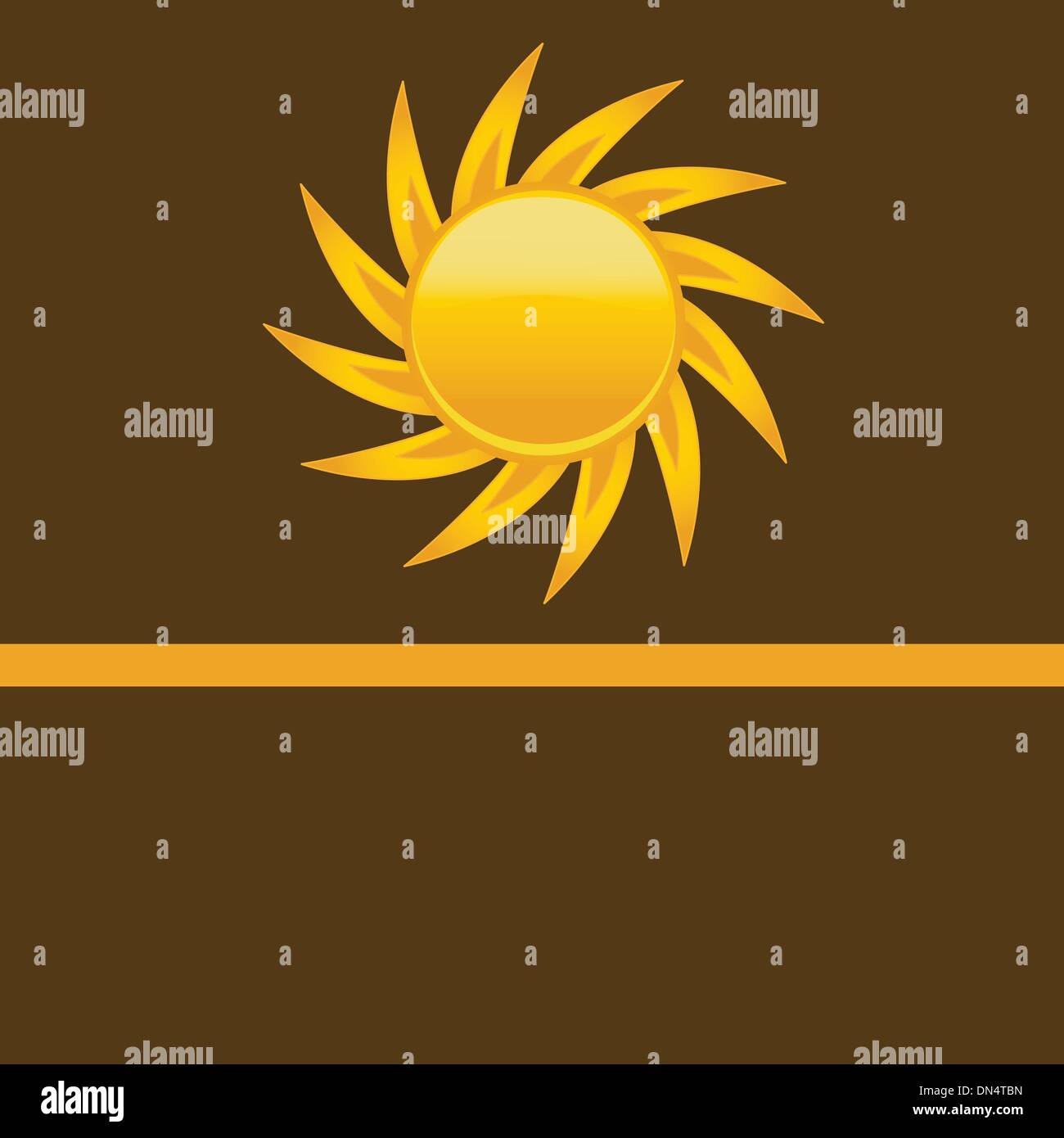 Sun over white - vector illustration Stock Vector Image & Art - Alamy