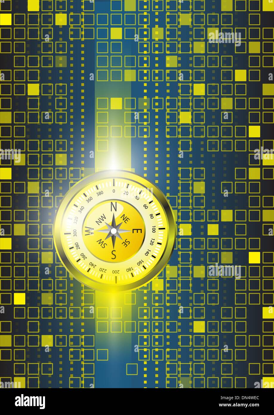 Abstract compass vector and technology background Stock Vector Image ...