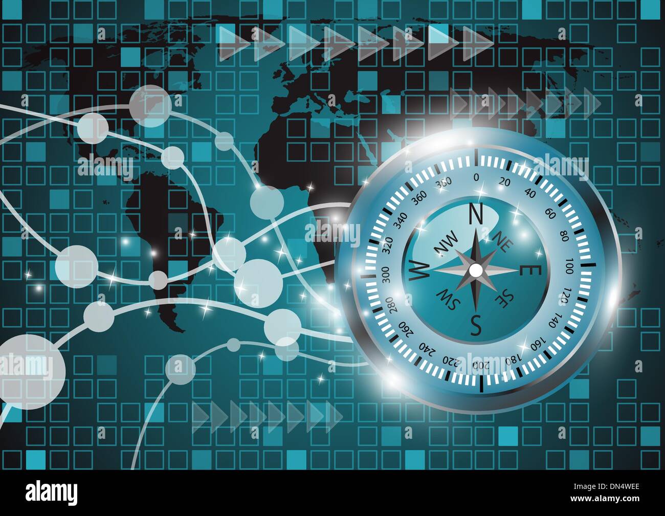 Abstract globe vector and technology background. eps10 Stock Vector ...