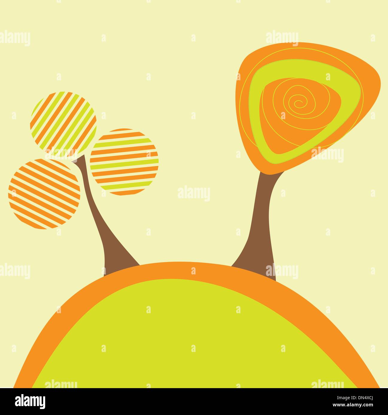 Illustration of beautiful spring background Stock Vector Image & Art ...