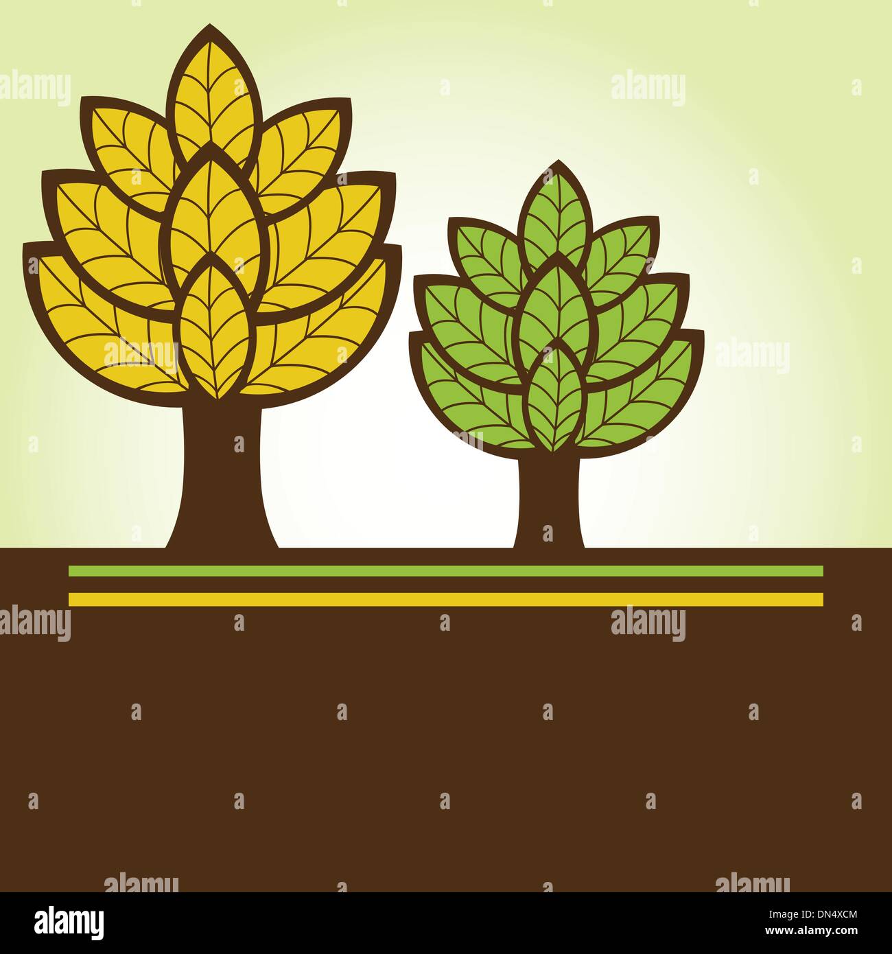 Illustration of beautiful spring background Stock Vector Image & Art ...