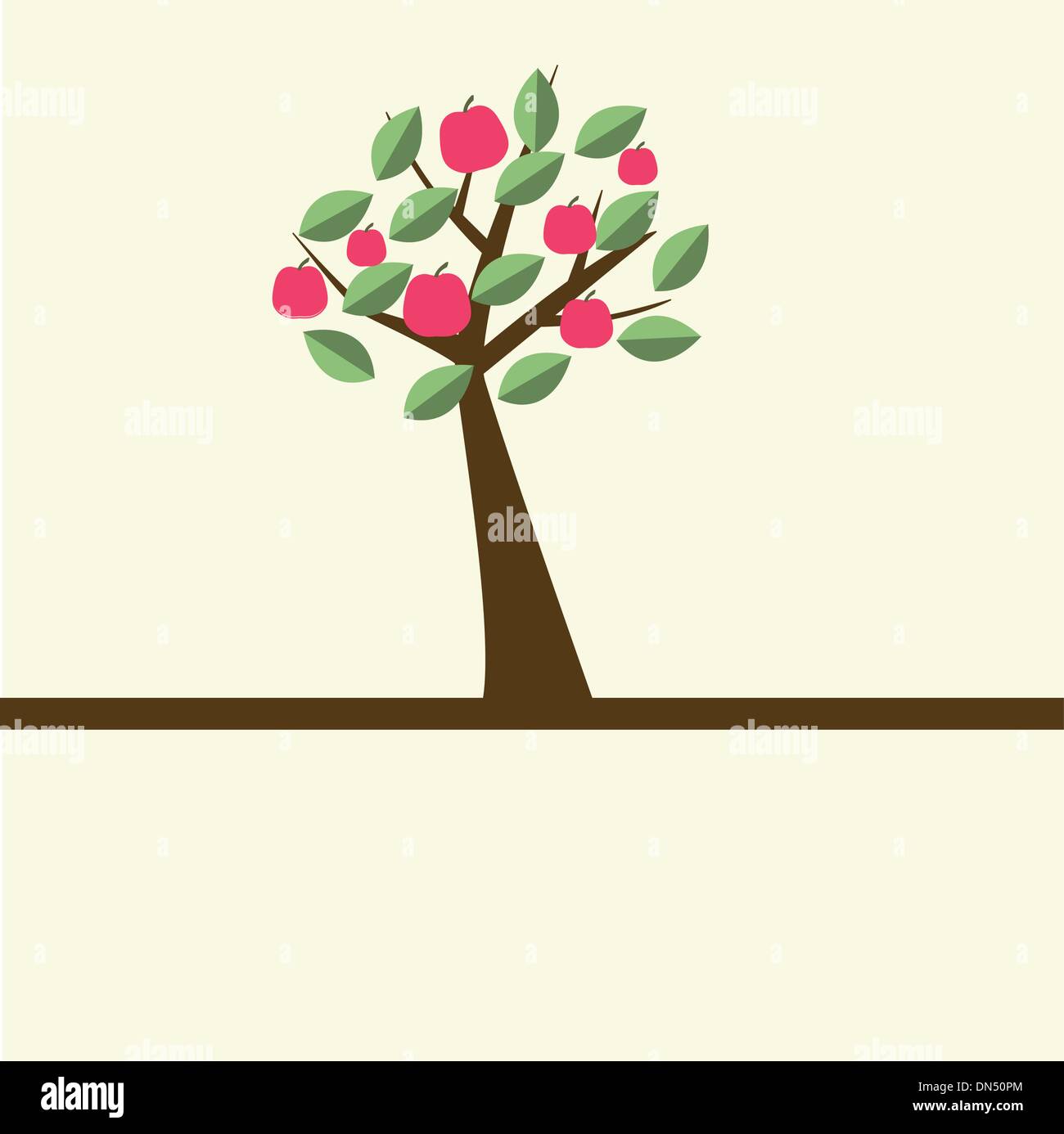 Abstract autumn tree Stock Vector Image & Art - Alamy