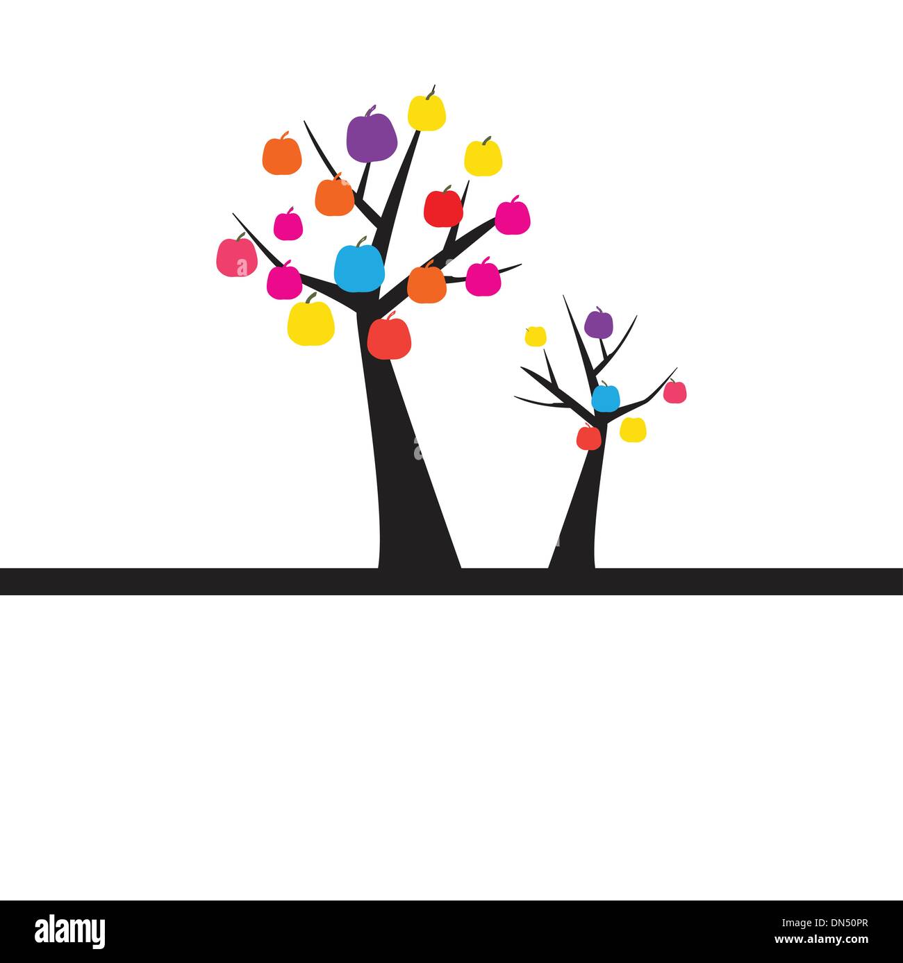 Abstract autumn tree Stock Vector Image & Art - Alamy