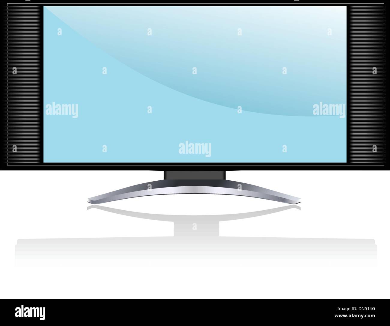 Screen of Plasma or LCD TV set Stock Vector Image & Art - Alamy