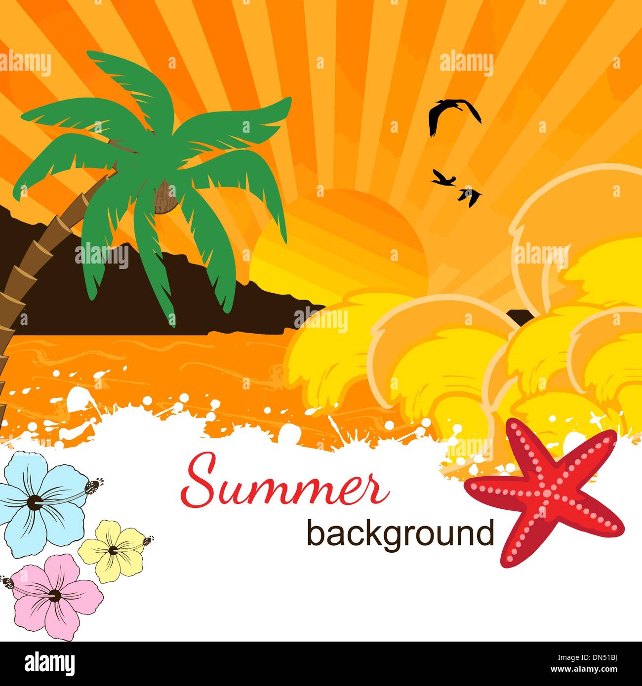 Summer sunny hot orange Stock Vector Images Alamy Summer sunny hot orange Stock Vector Images Alamy