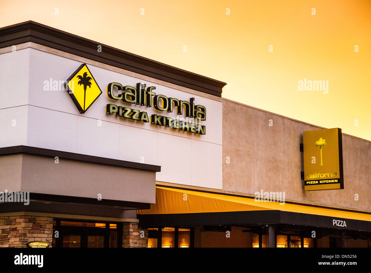 A California Pizza Kitchen Restaurant in Northridge California Stock Photo