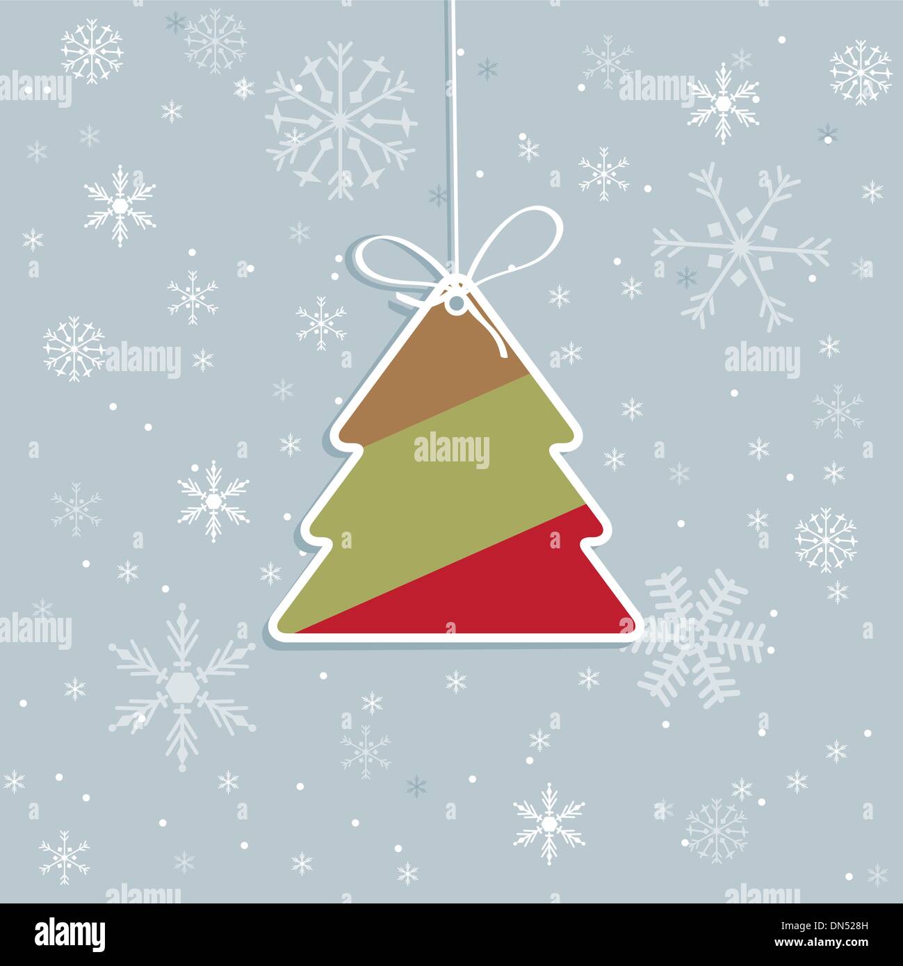 Christmas background with Christmas tree, vector illustration Stock ...