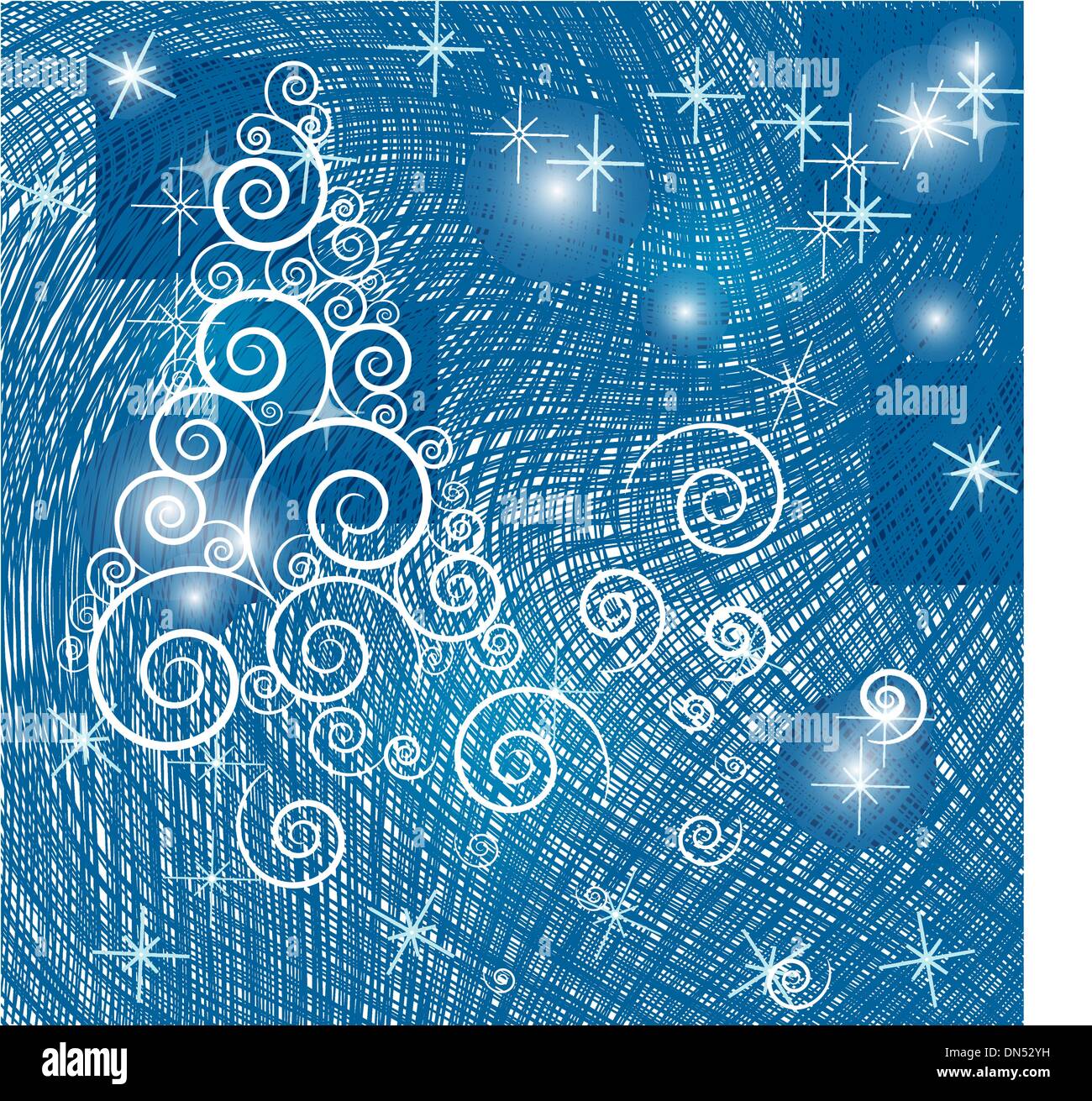 Christmas background with Christmas tree, vector illustration Stock ...