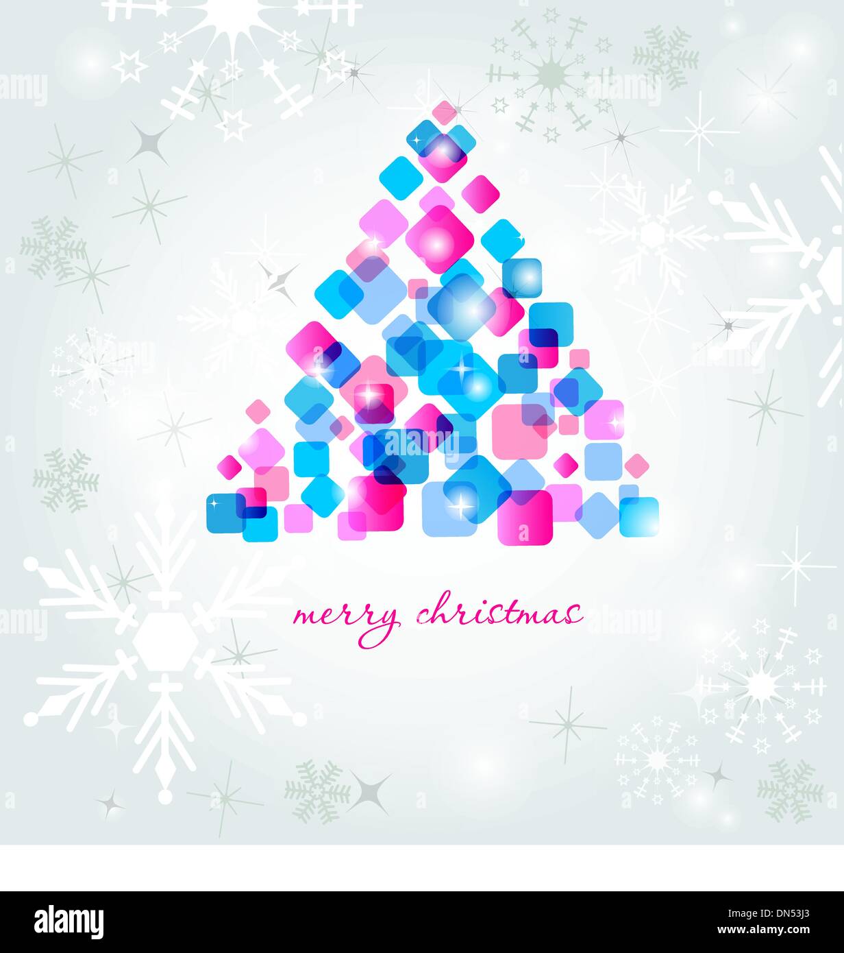 Christmas background with Christmas tree, vector illustration Stock ...
