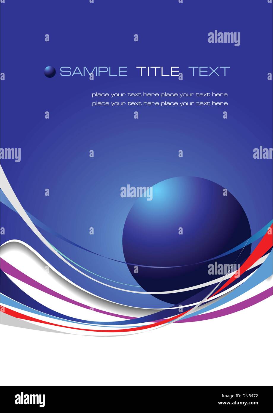 Blue abstract background. Vector illustration Stock Vector Image & Art ...