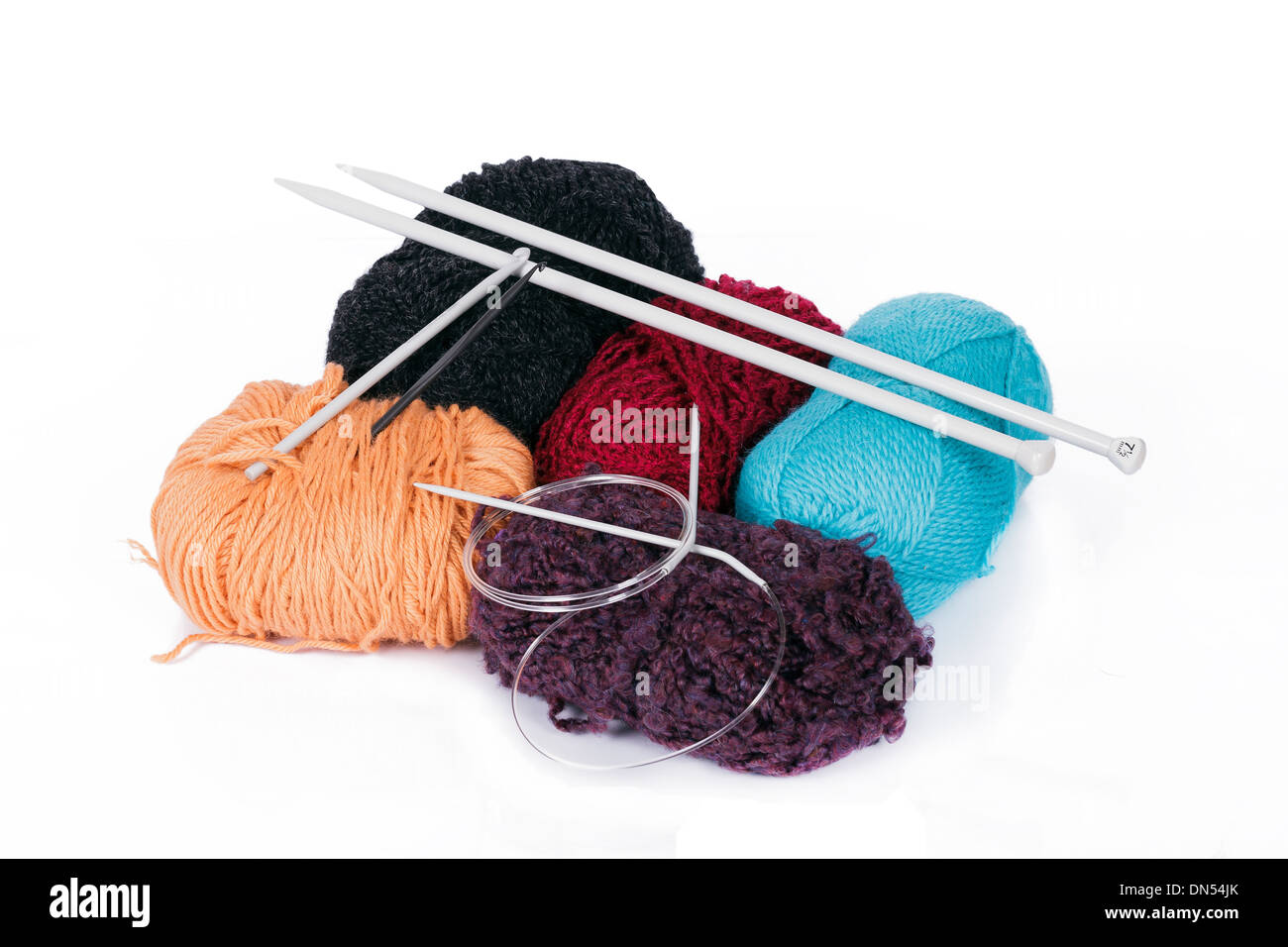 Wool needles stock photo. Image of fashion, white, stitch - 2192496