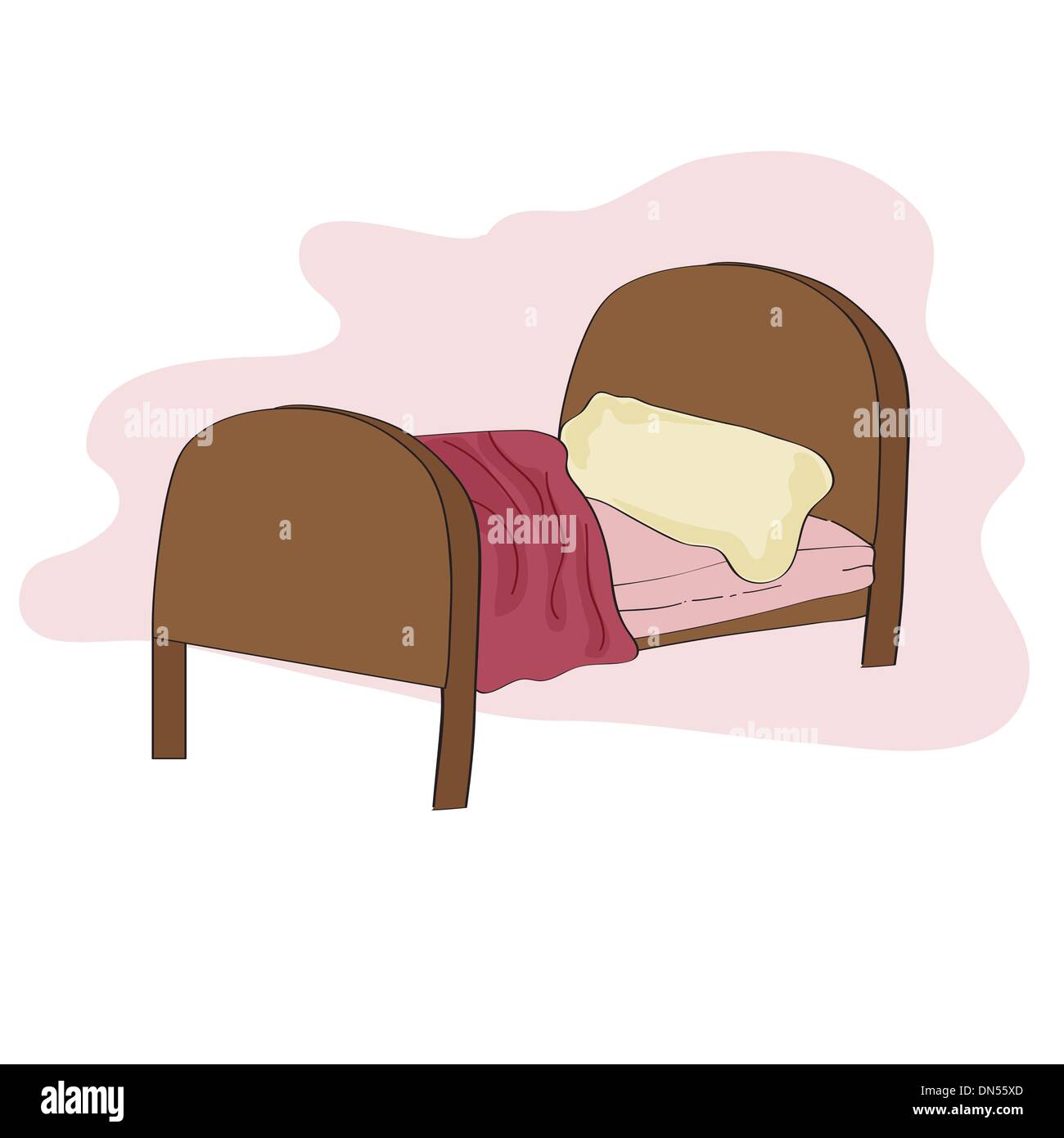 kid bed Stock Vector Image & Art Alamy