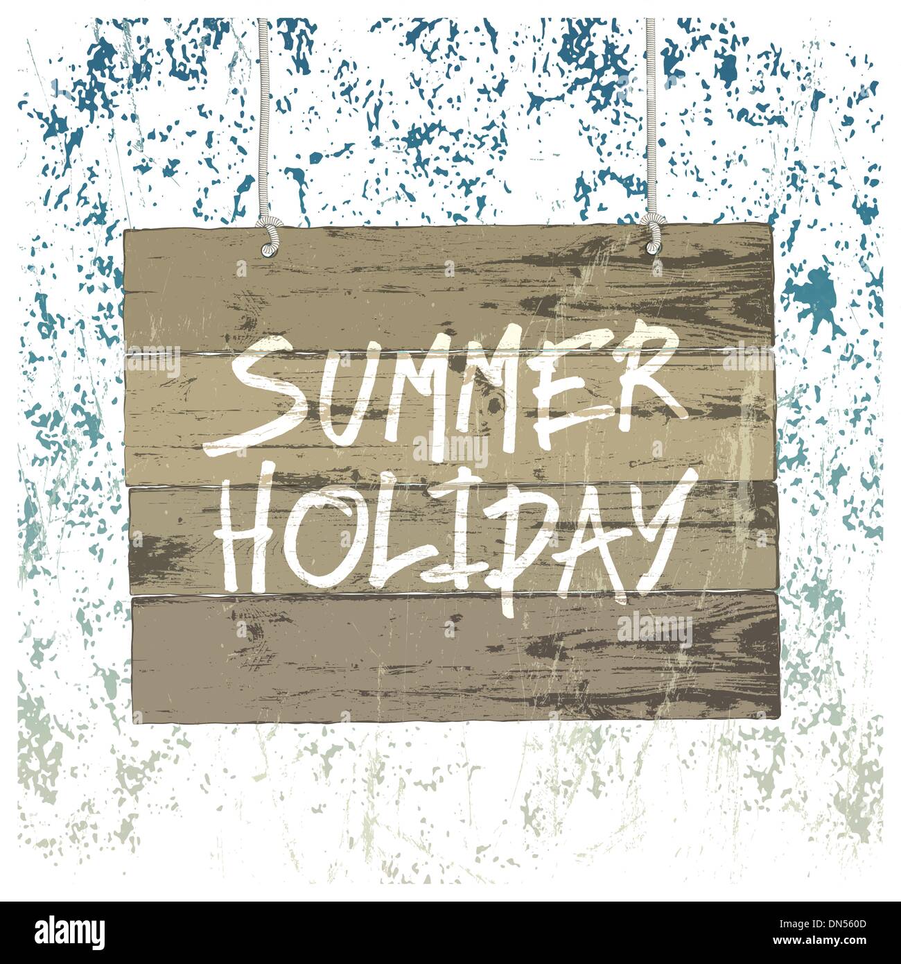 Summer holiday poster. Vector Stock Vector Image & Art - Alamy