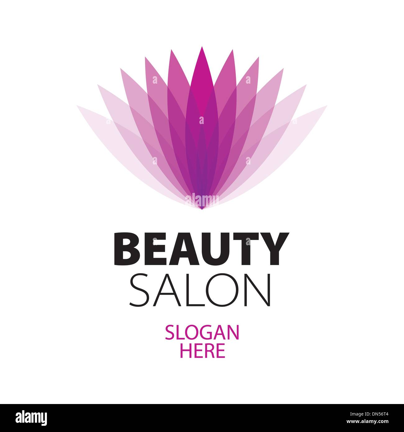 abstract logo beauty salon Stock Vector