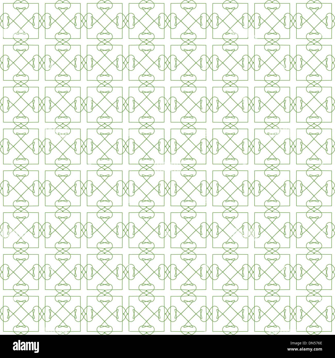 Vector Green Seamless Guilloche Background Stock Vector