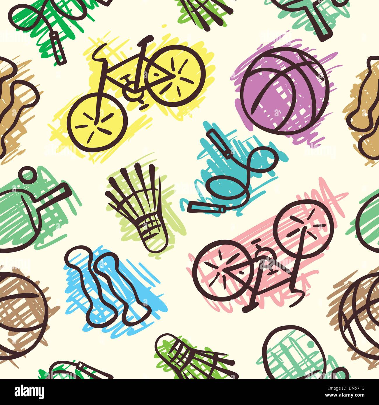 Sports elements Stock Vector