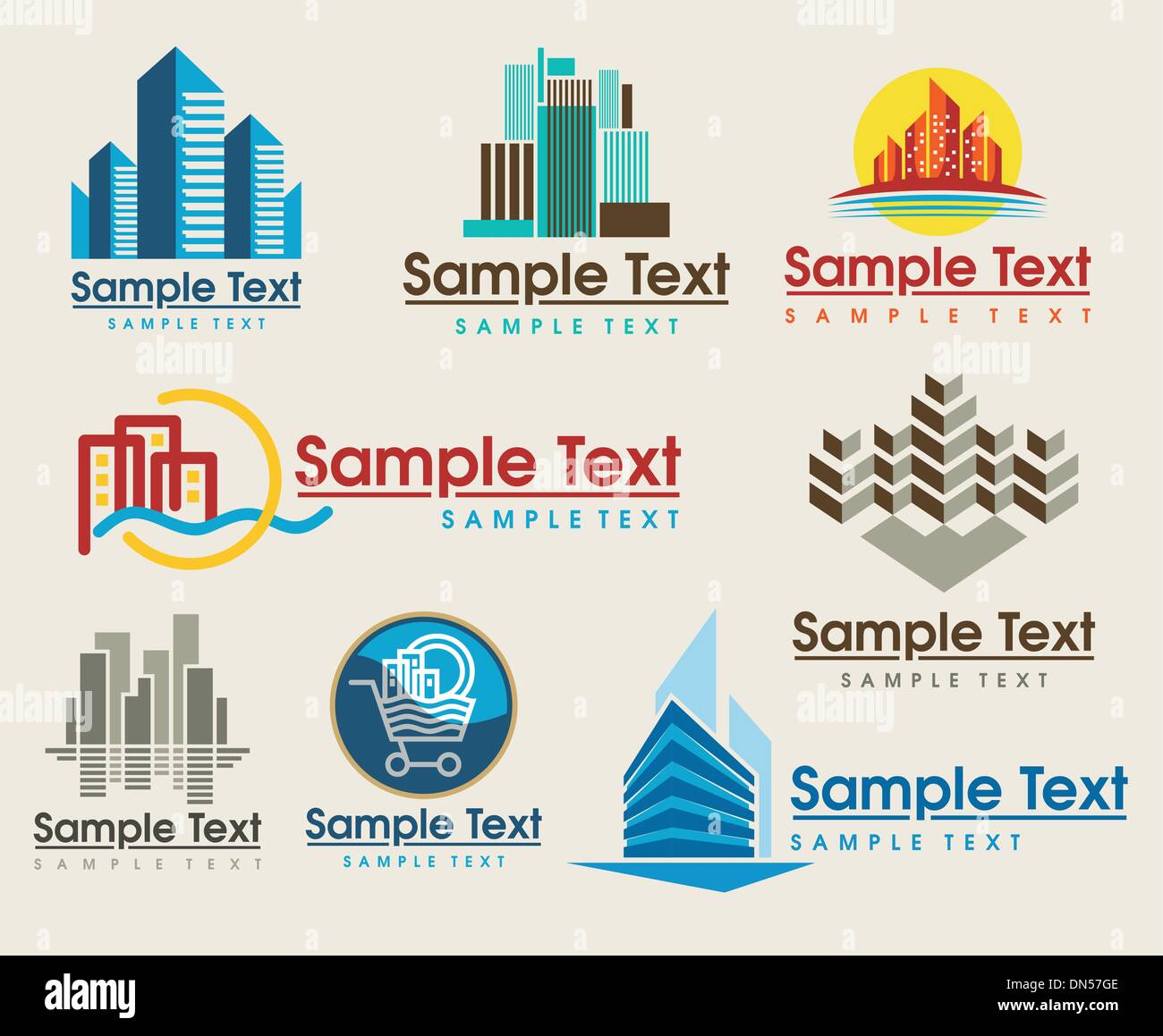 City of art Stock Vector Images - Alamy