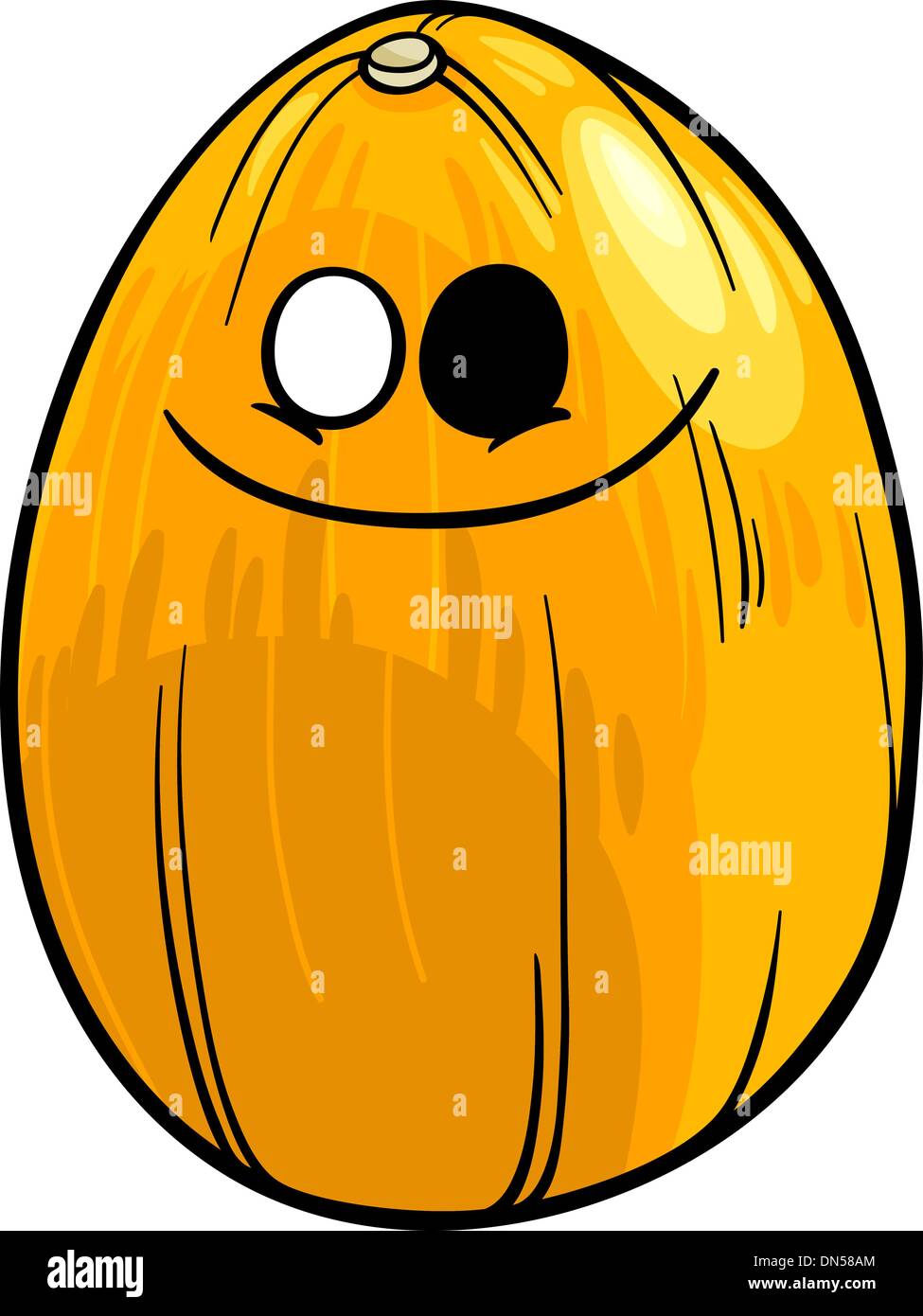 funny melon fruit cartoon illustration Stock Vector Image & Art Alamy