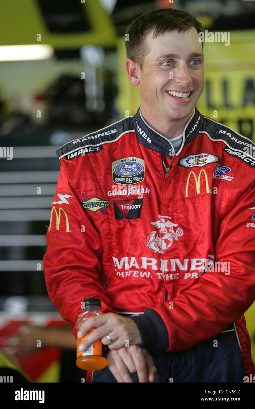 Jul 28, 2006; Madison, IL, USA; ASHTON LEWIS during practice for the Busch Series Busch Silver
