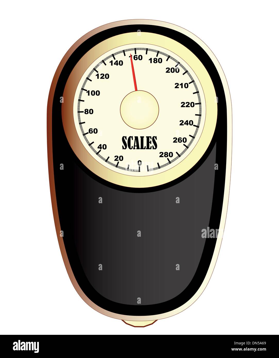 Bathroom Scales Stock Vector