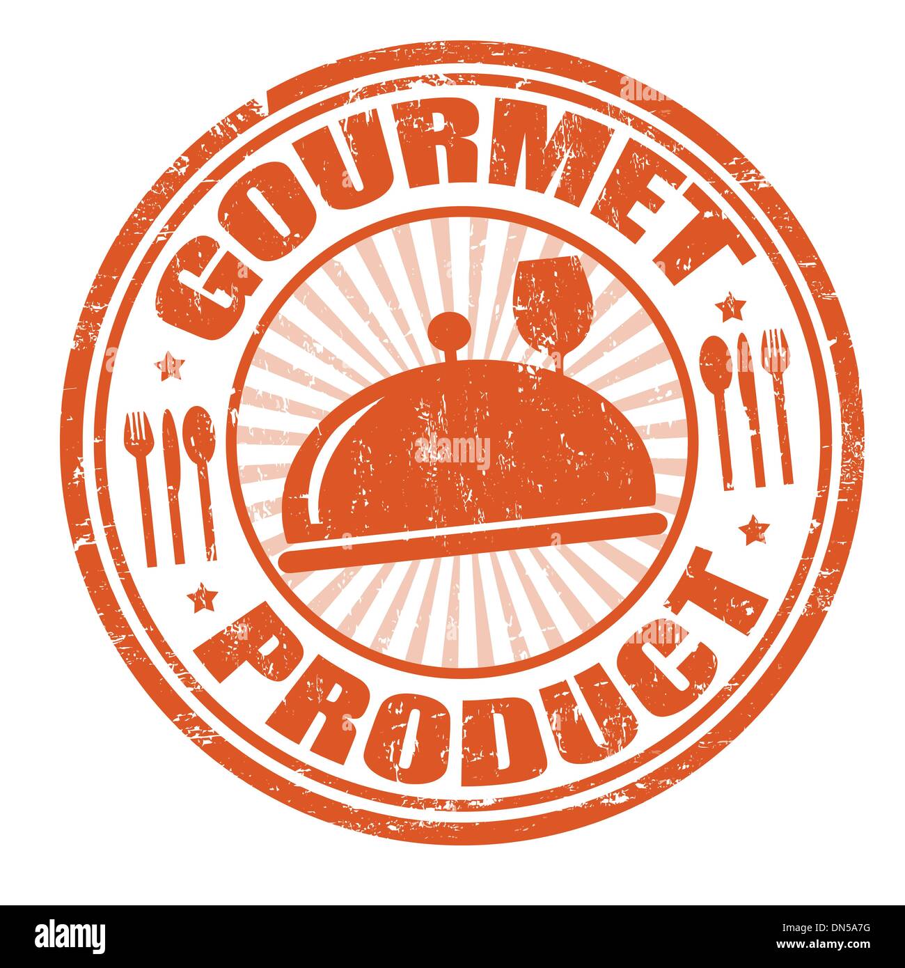 Gourmet product stamp Stock Vector
